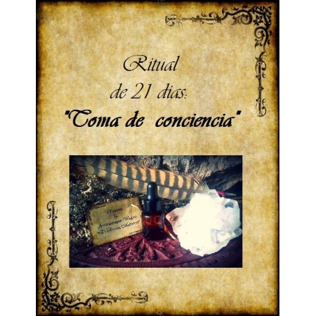 Ritual de aromaterapia "Toma de conciencia"